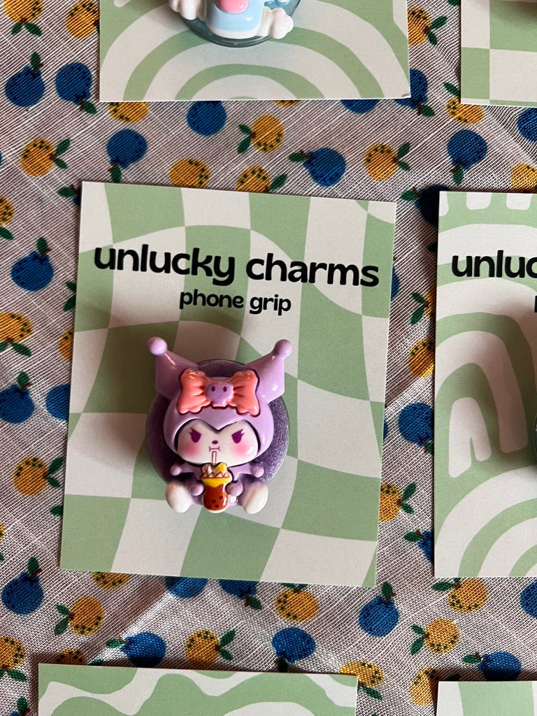 sanrio character inspired 3D phone grips / phone accessories / hello kitty, pompompurin, cinnamoroll, kuromi & more