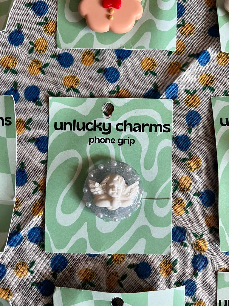 sanrio inspired phone grips / phone accessories / hello kitty, pompompurin, cinnamoroll