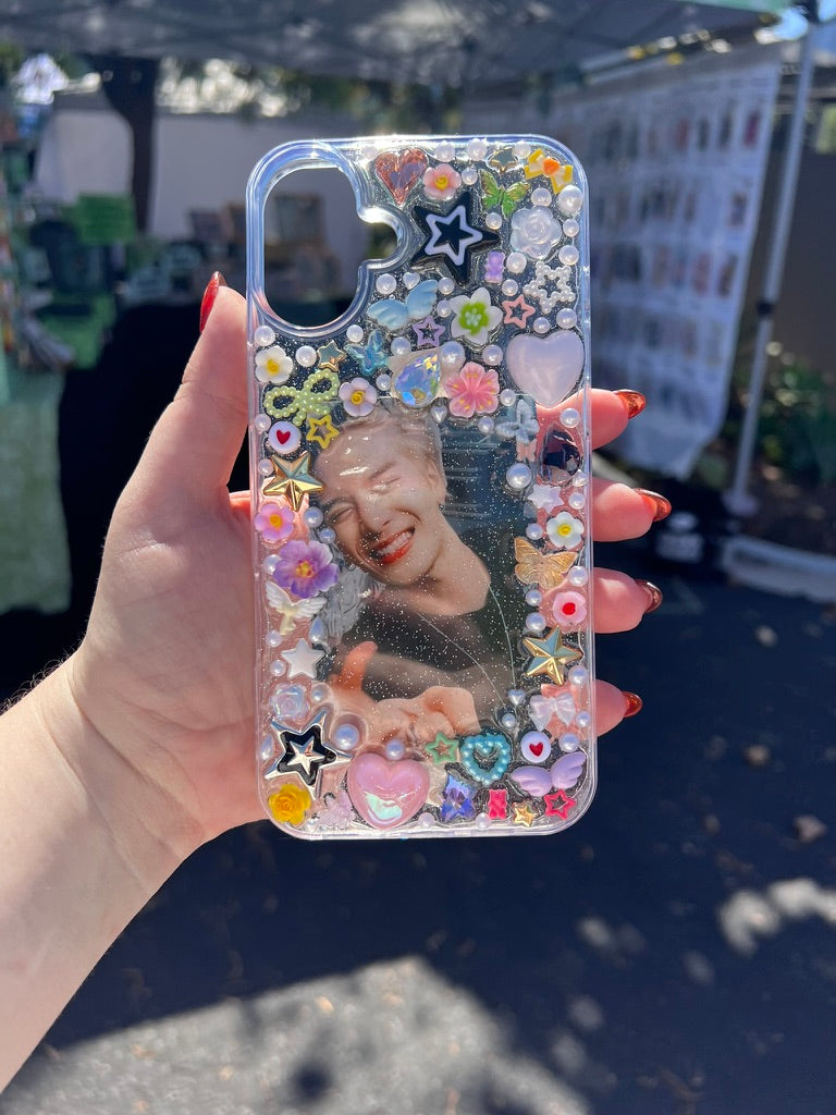 Photo Card Friendly 3D Deco Phone Case Handmade