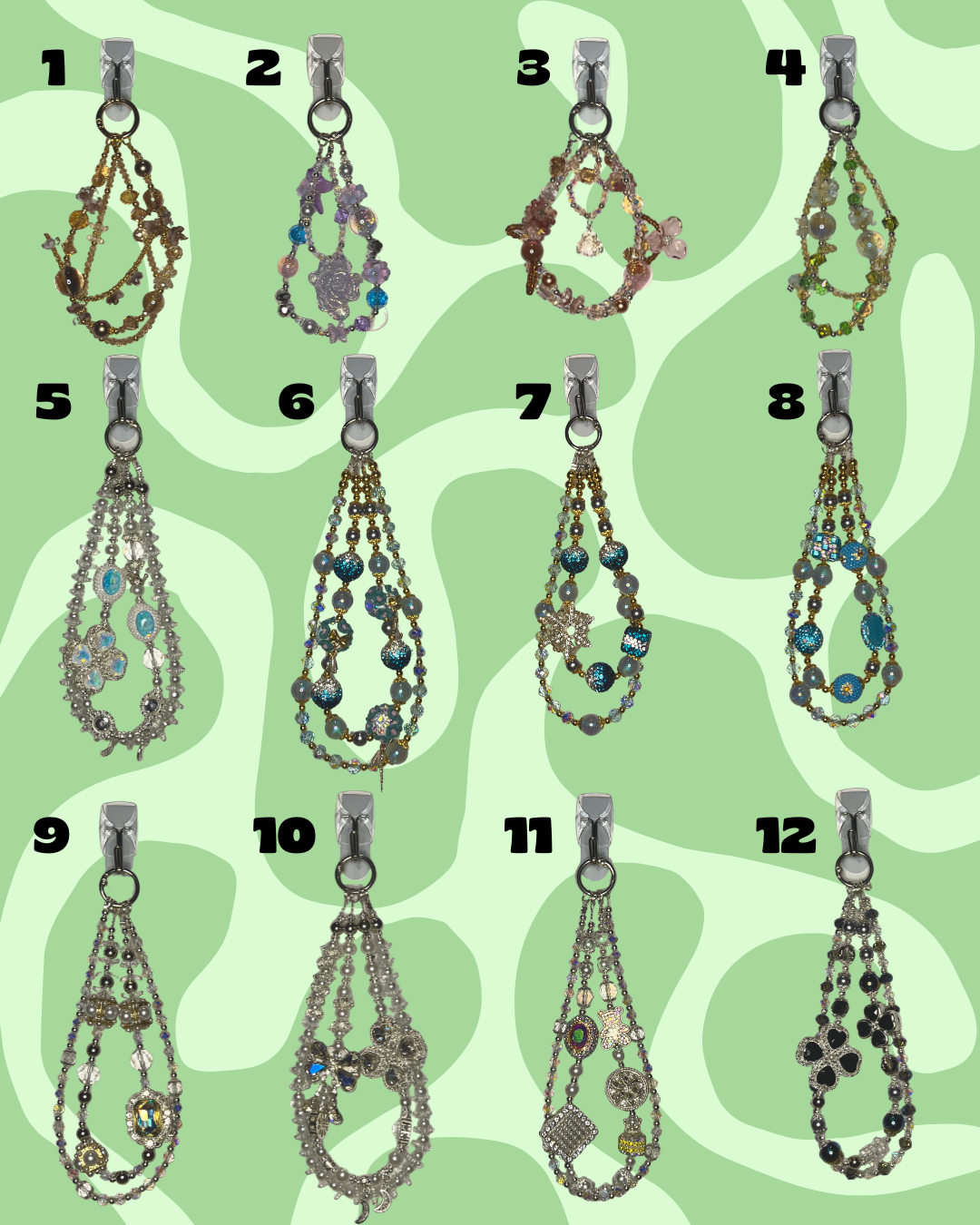 Deluxe Handmade Wristlets - Glass and metal beads!
