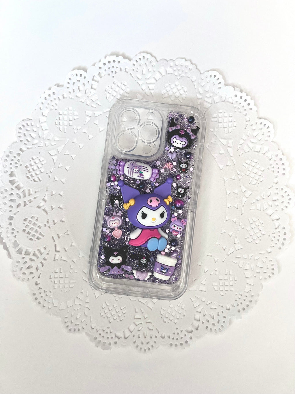 Kuromi iPhone 13 Pro Phone Case With Kickstand