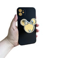 Rhinestoned Minnie Mirror Phone Grip
