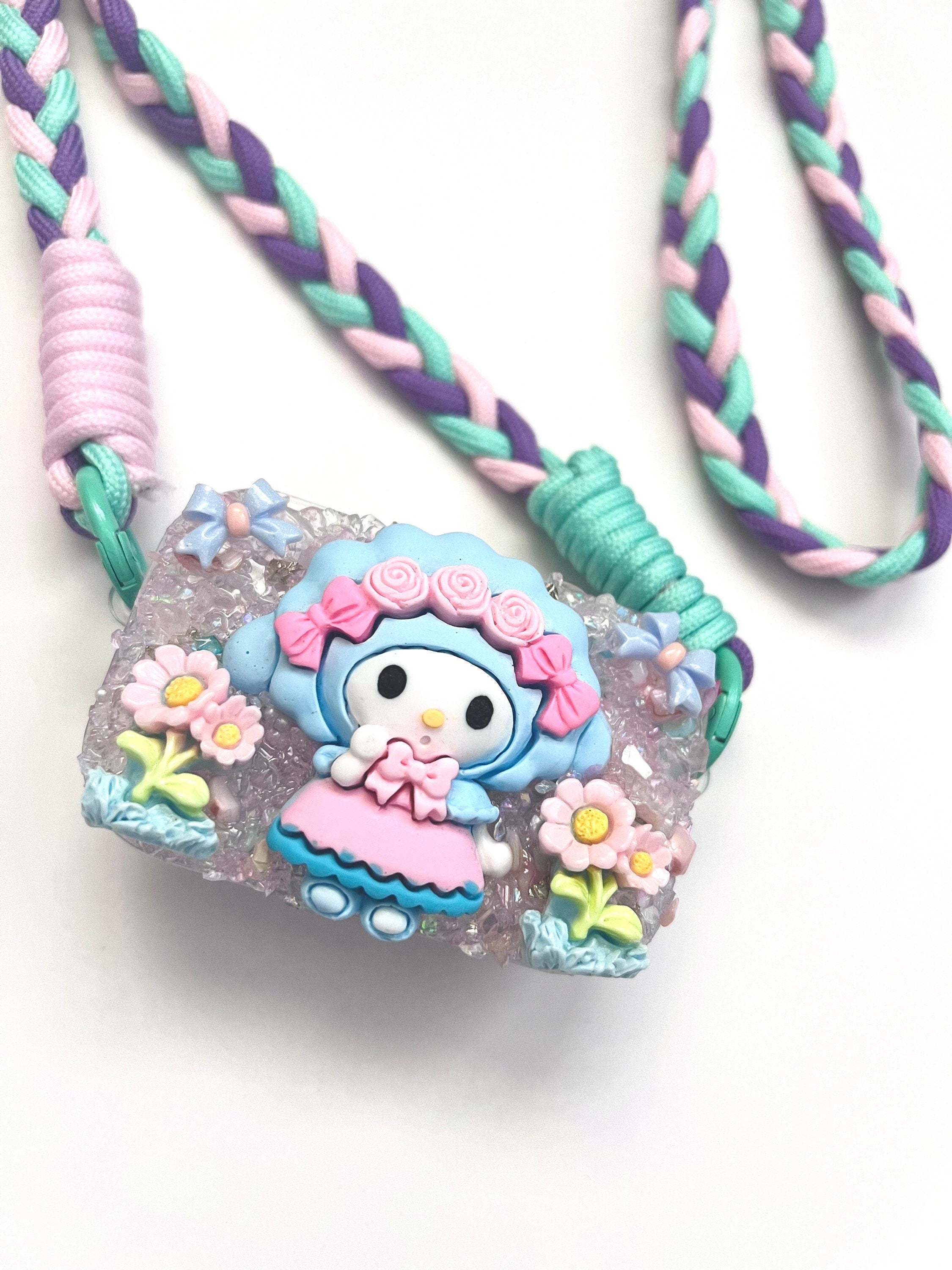 Sanrio My Sweet Piano Phone Clip with Mirror and Cross Body Lanyard