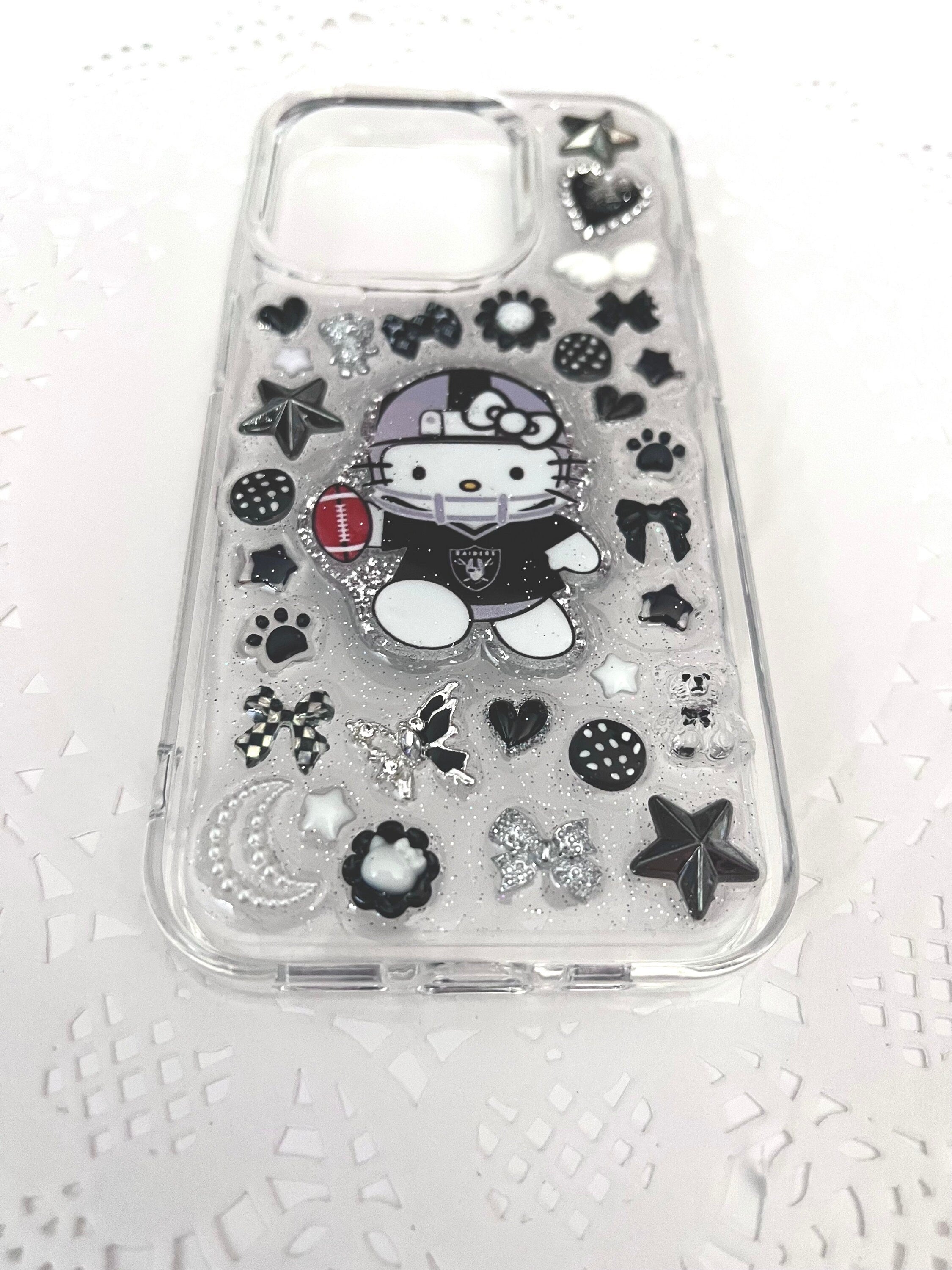 Raiders Hello Kitty iPhone 15 Pro Case