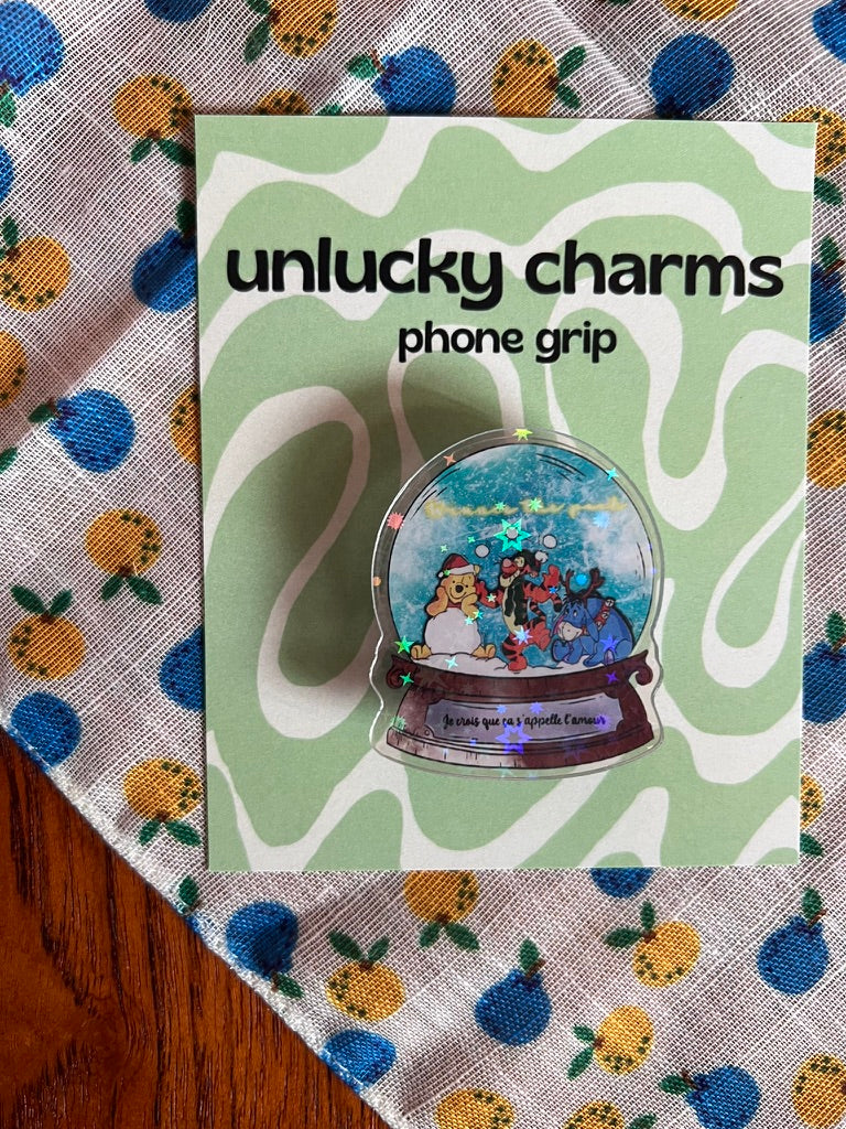 disney character inspired phone grips / phone accessories / mickey, hercules, simba, jack skellington