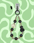 Black Handmade Beaded Wristlets