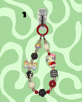 Red Handmade Beaded Wristlets