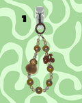 Brown Handmade Beaded Wristlets