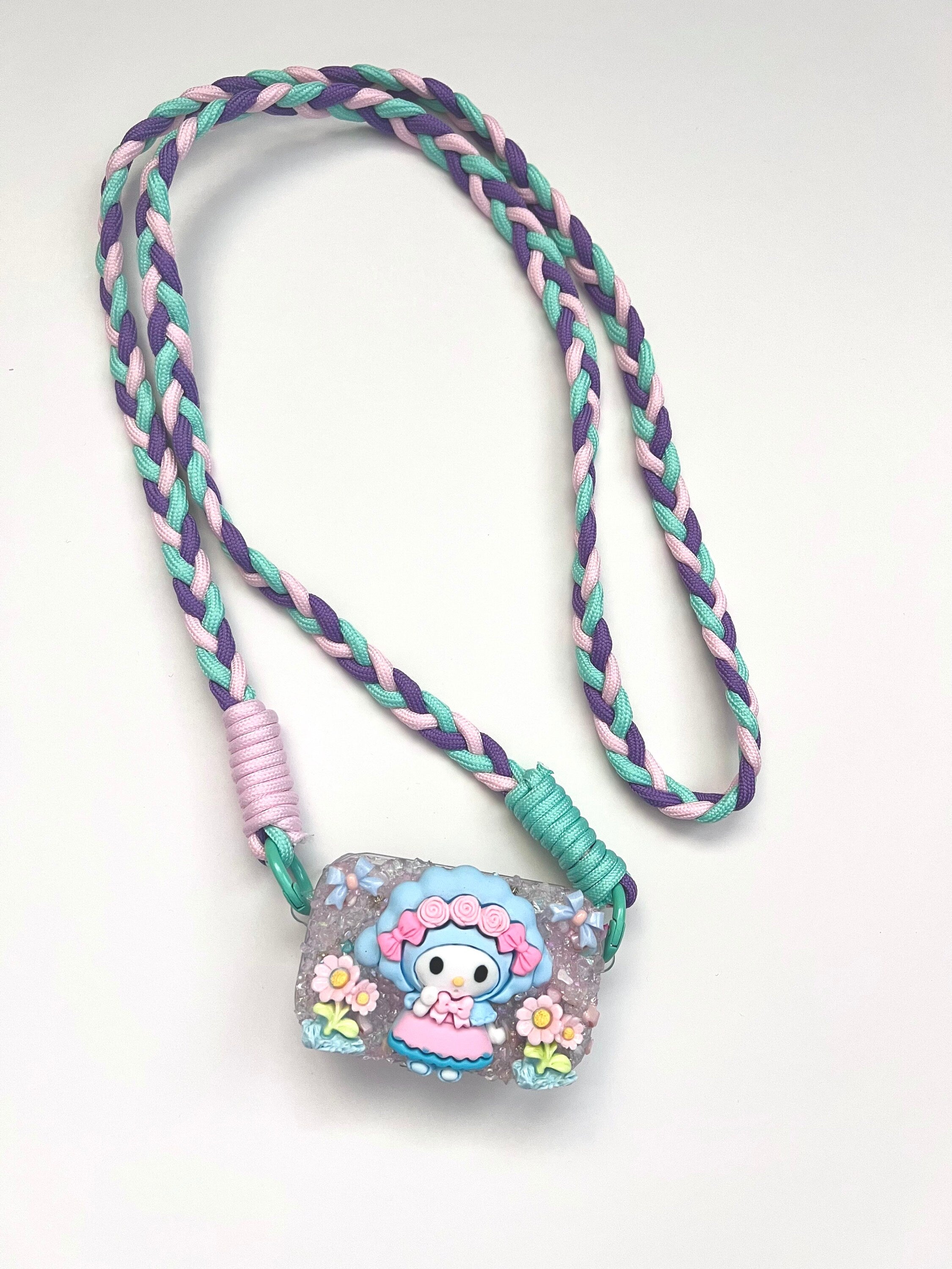 Sanrio My Sweet Piano Phone Clip with Mirror and Cross Body Lanyard