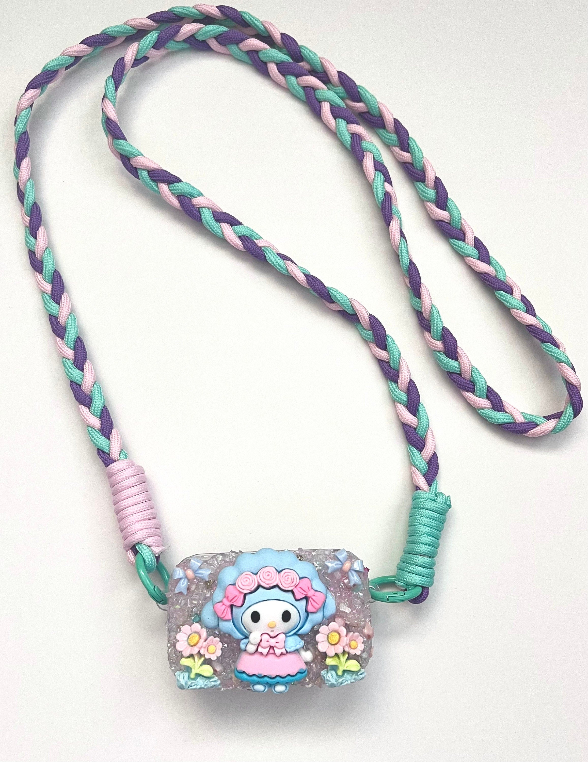 Sanrio My Sweet Piano Phone Clip with Mirror and Cross Body Lanyard