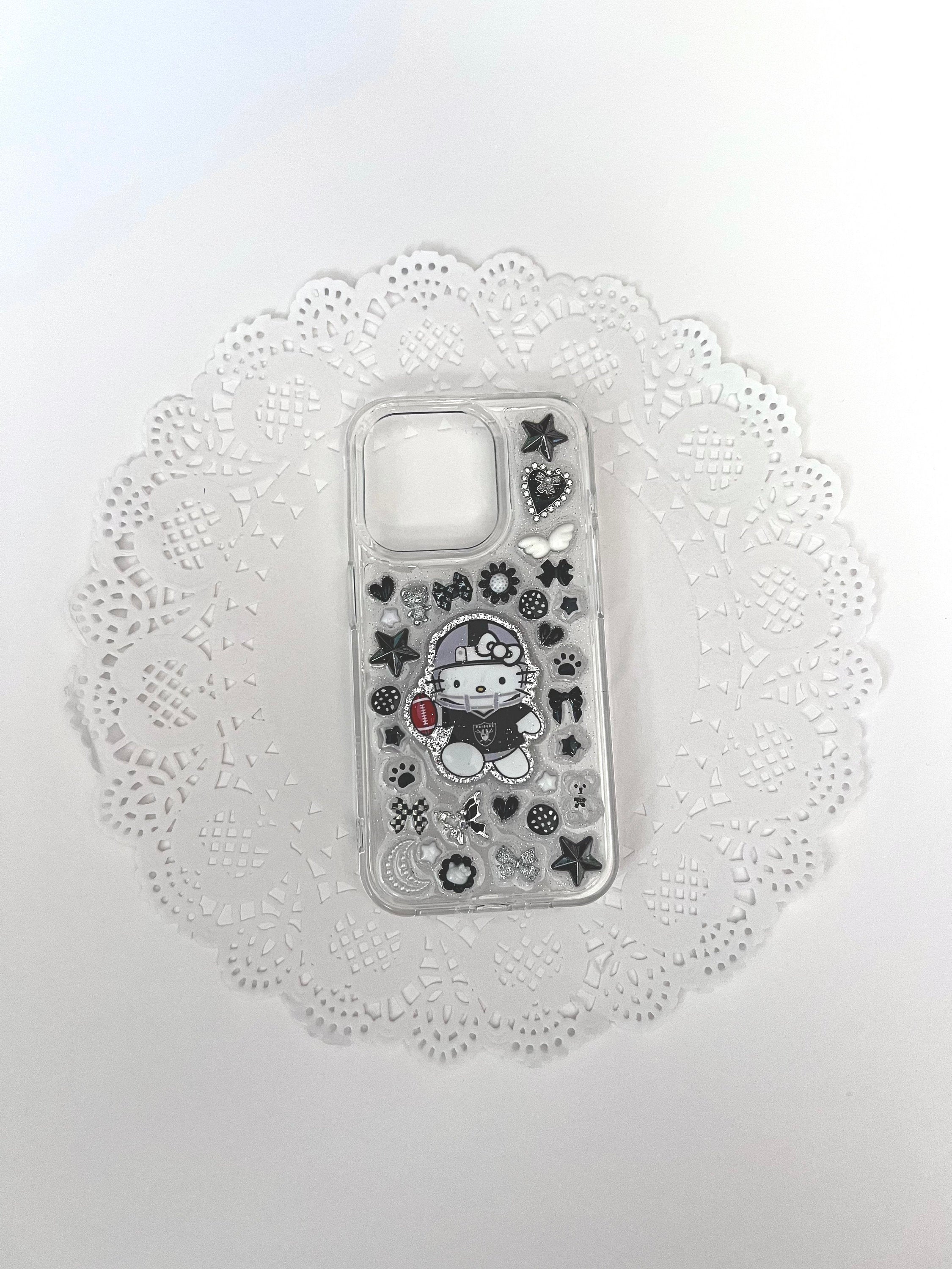 Raiders Hello Kitty iPhone 15 Pro Case