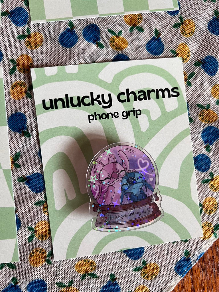 disney character inspired phone grips / phone accessories / mickey, hercules, simba, jack skellington