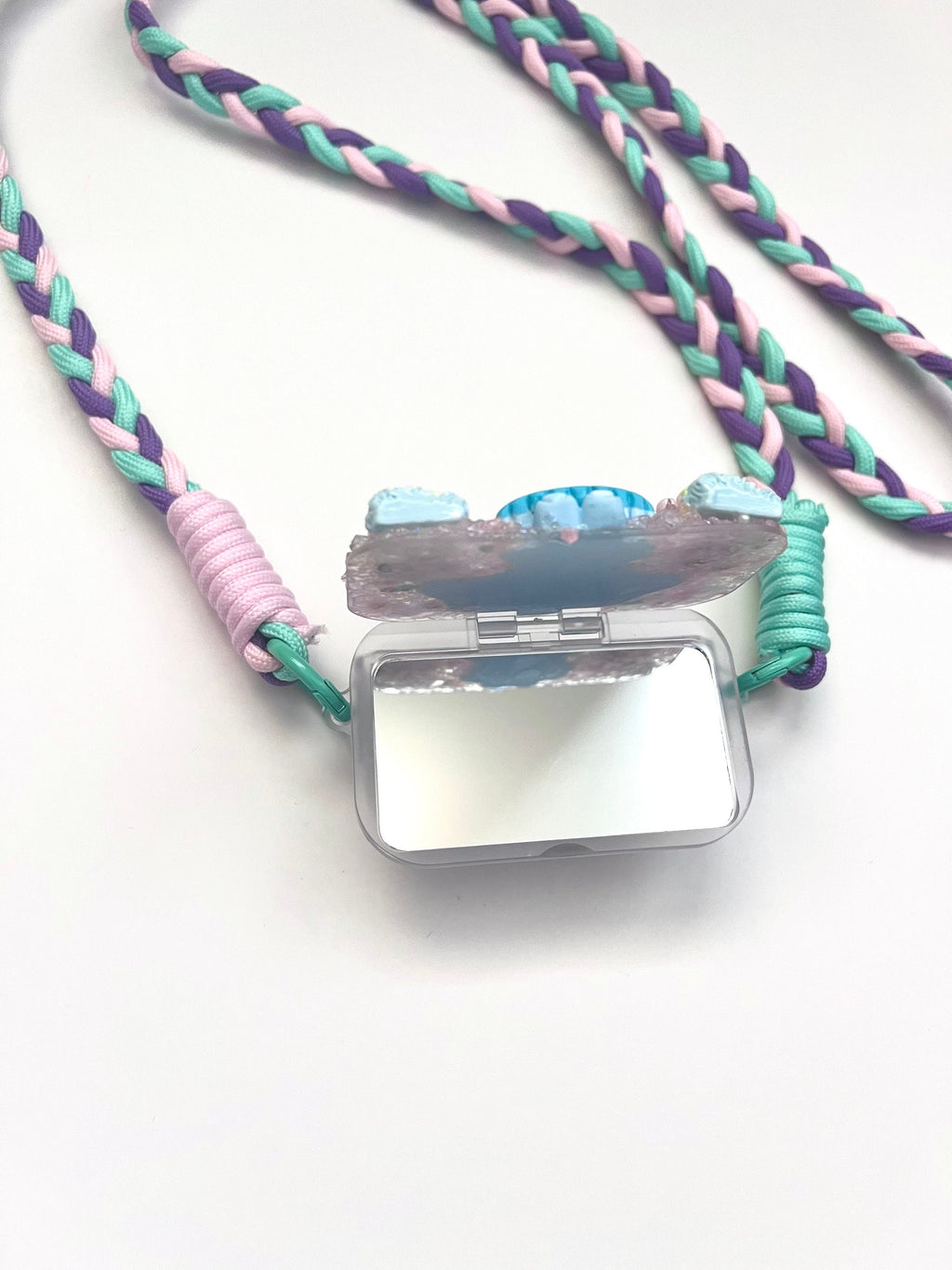 Sanrio My Sweet Piano Phone Clip with Mirror and Cross Body Lanyard