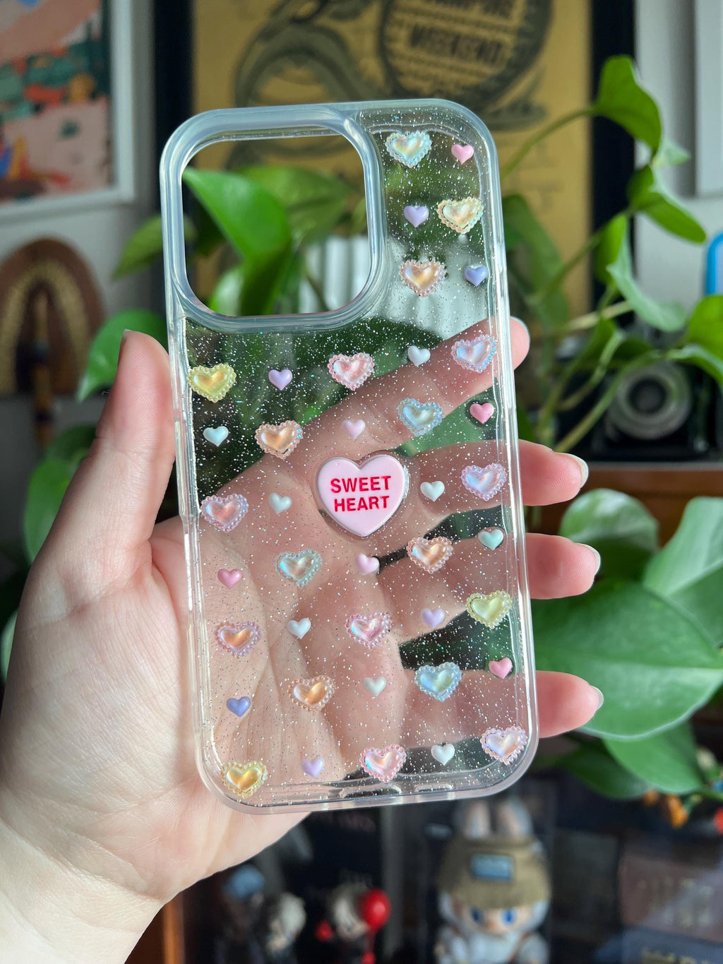Sweethearts Candy Themed 3D Phone Case - Made to Order