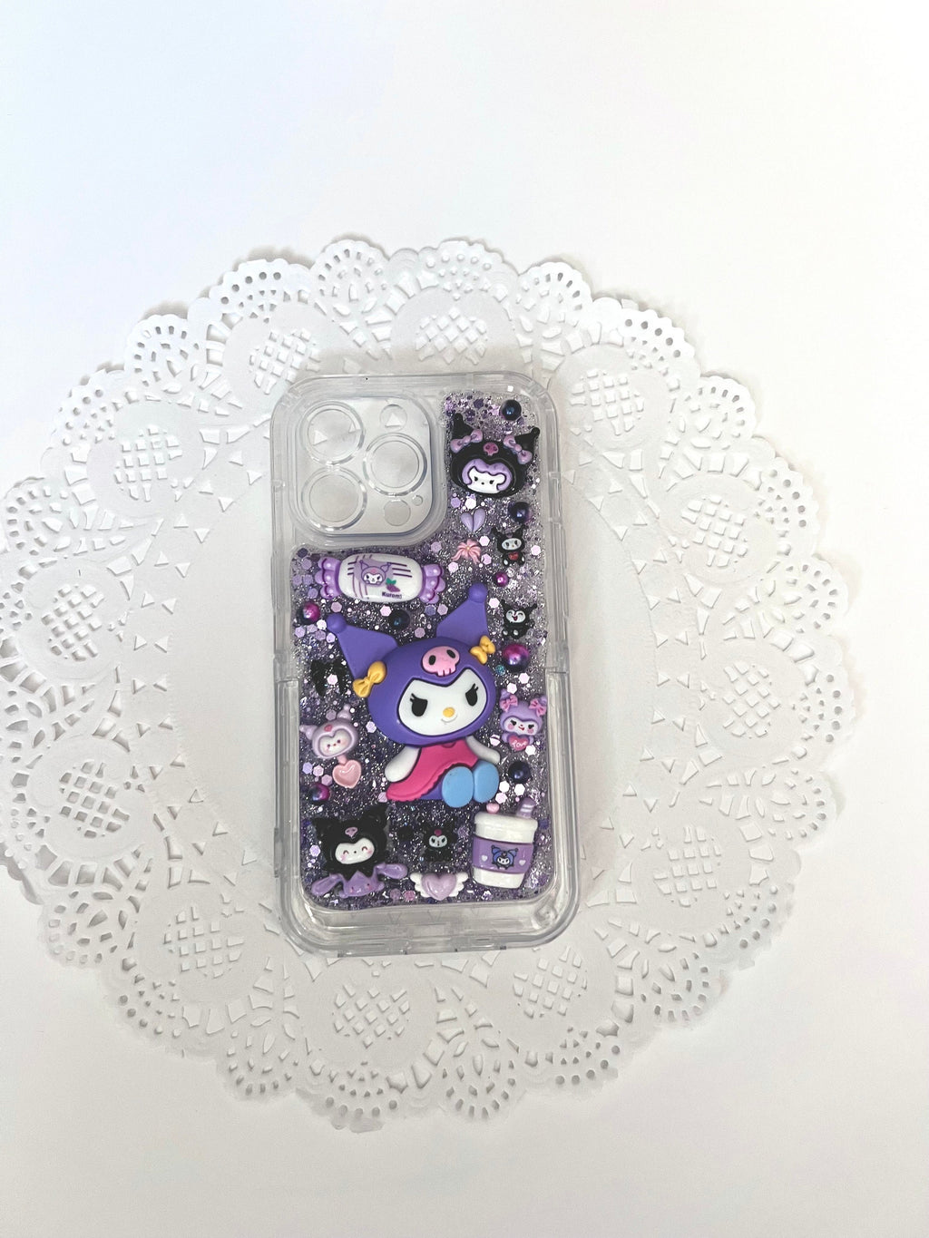 Kuromi iPhone 13 Pro Phone Case With Kickstand