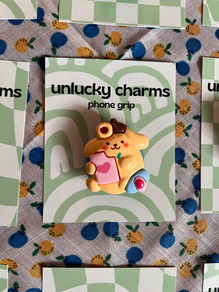 sanrio character inspired 3D phone grips / phone accessories / hello kitty, pompompurin, cinnamoroll, kuromi & more