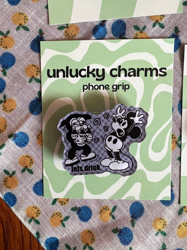 disney character inspired phone grips / phone accessories / mickey, hercules, simba, jack skellington