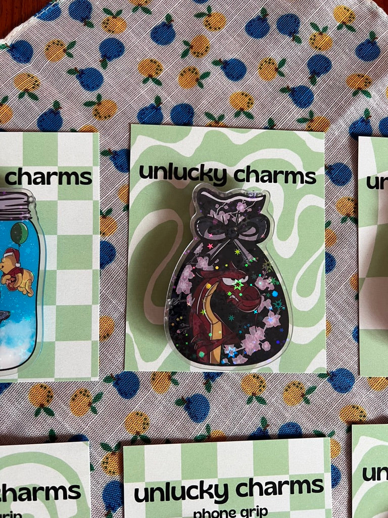 disney character inspired phone grips / phone accessories / mickey, hercules, simba, jack skellington