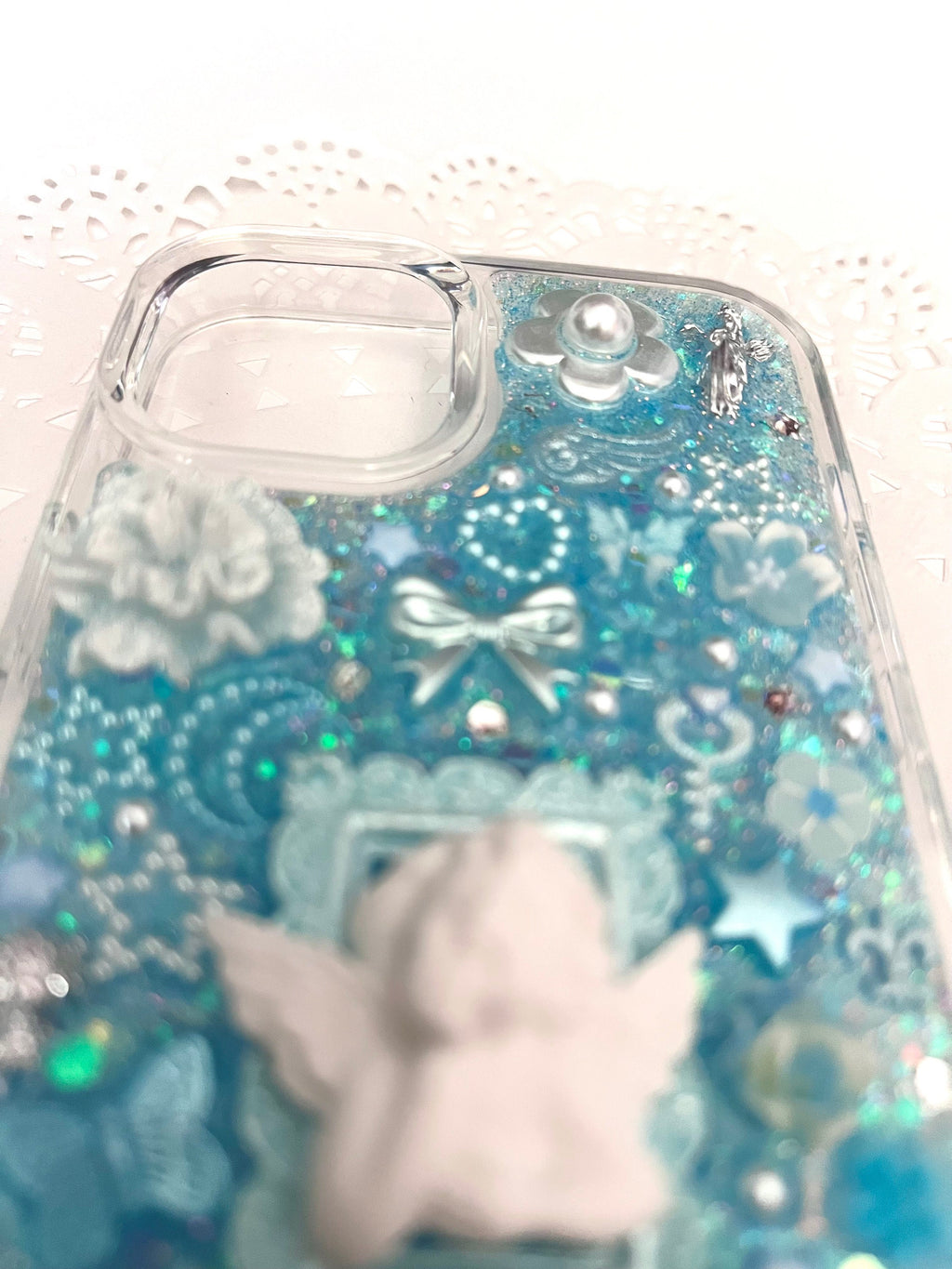 Blue Coquette iPhone 14 / 15 Plus 3D Phone Case