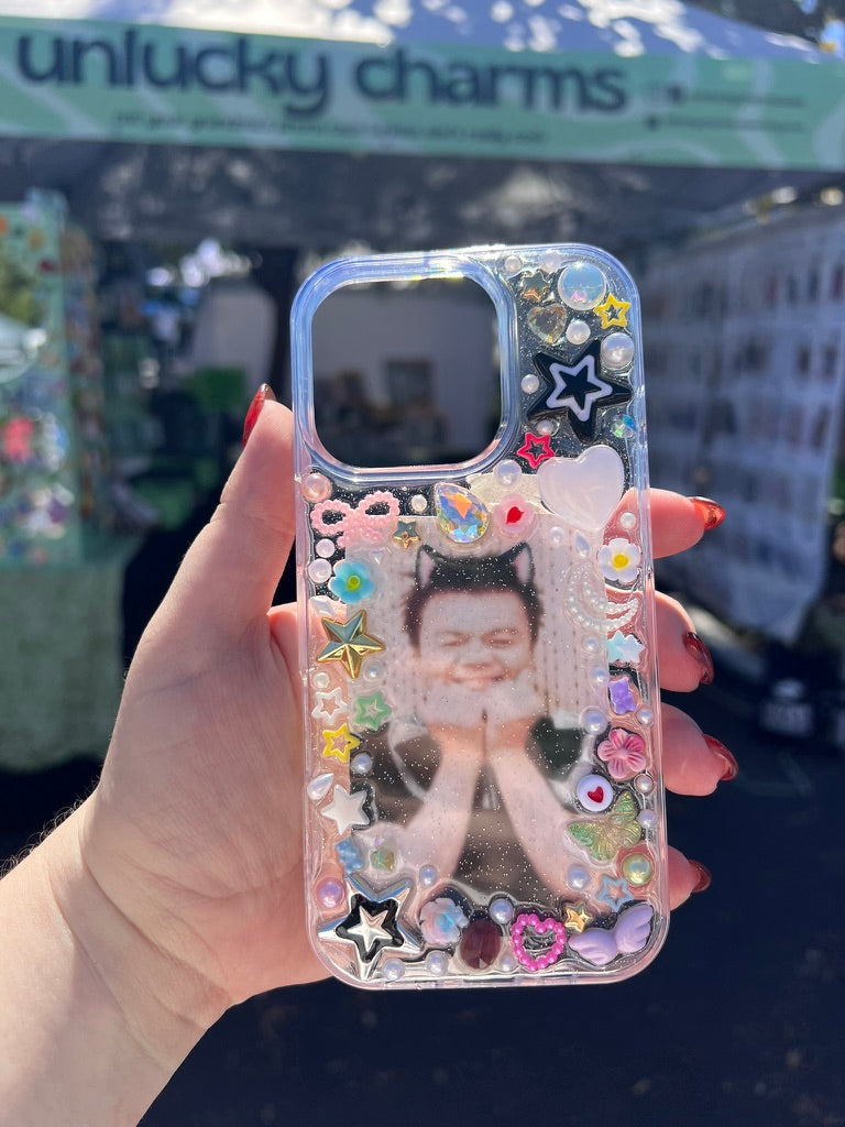 Photo Card Friendly 3D Deco Phone Case Handmade
