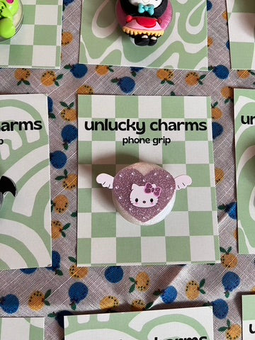 sanrio character inspired 3D phone grips / phone accessories / hello kitty, pompompurin, cinnamoroll, kuromi & more