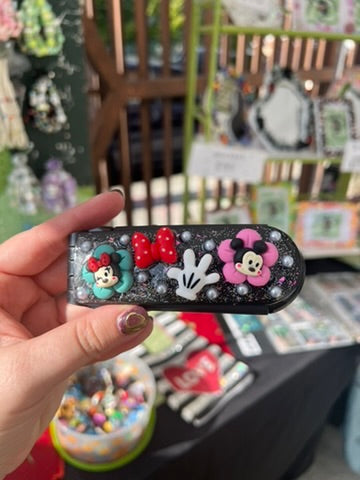 Sanrio, Powerpuff Girls, Butter Bear inspired Compact Mirror & Brush Combo - Great Stocking Stuffer!