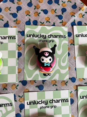 sanrio character inspired 3D phone grips / phone accessories / hello kitty, pompompurin, cinnamoroll, kuromi & more