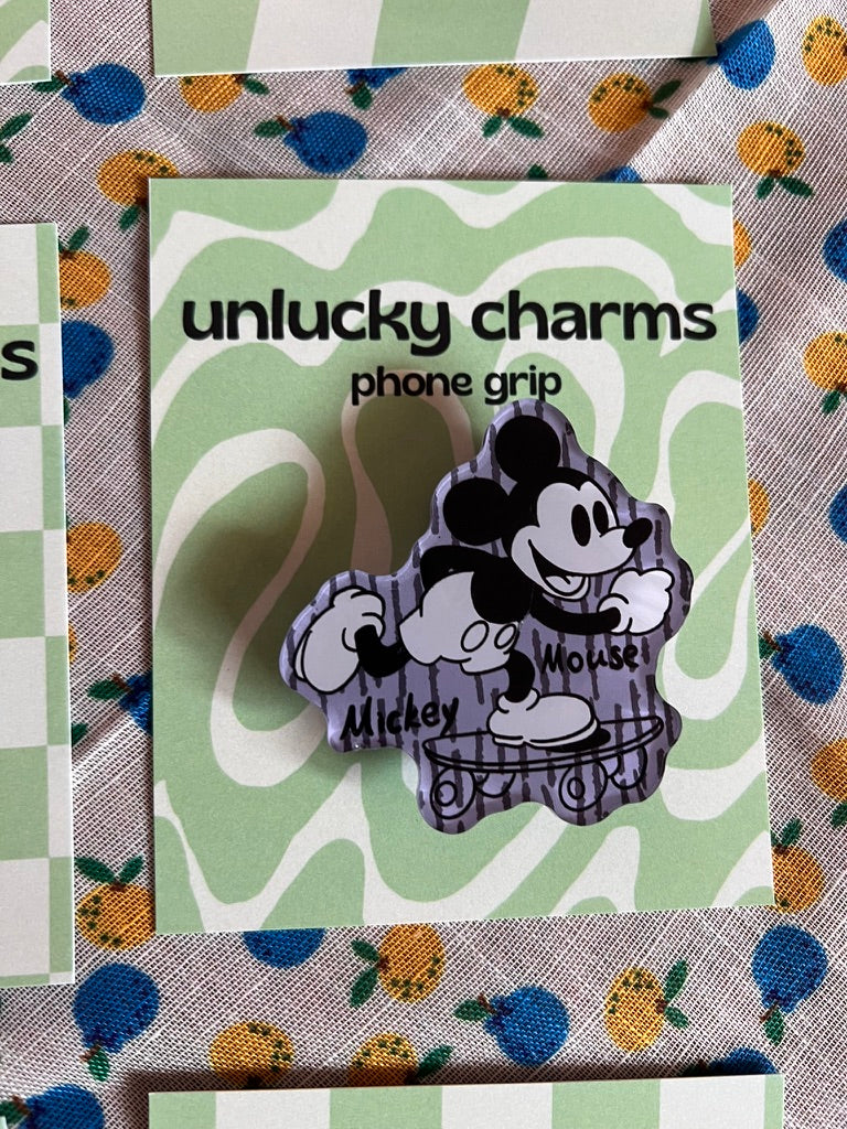 disney character inspired phone grips / phone accessories / mickey, hercules, simba, jack skellington