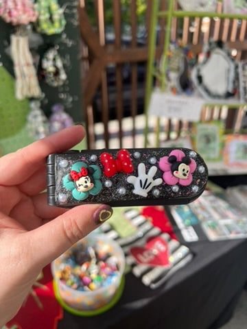 Sanrio, Powerpuff Girls, Butter Bear inspired Compact Mirror & Brush Combo - Great Stocking Stuffer!