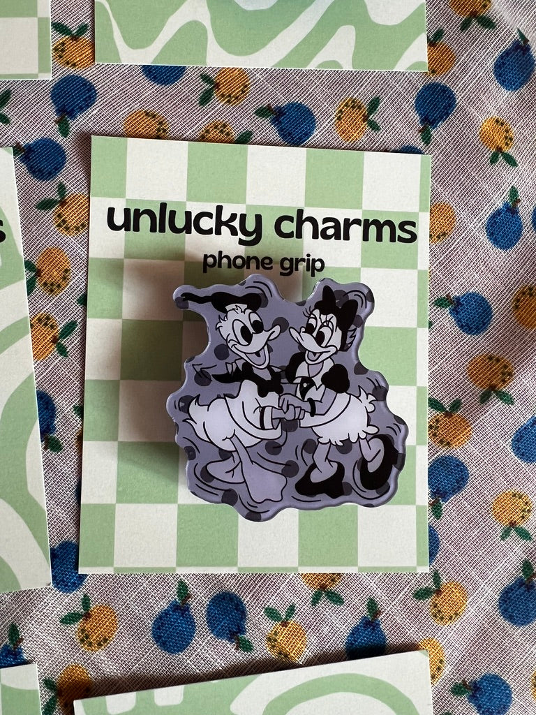 disney character inspired phone grips / phone accessories / mickey, hercules, simba, jack skellington