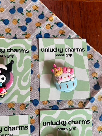 sanrio character inspired 3D phone grips / phone accessories / hello kitty, pompompurin, cinnamoroll, kuromi & more