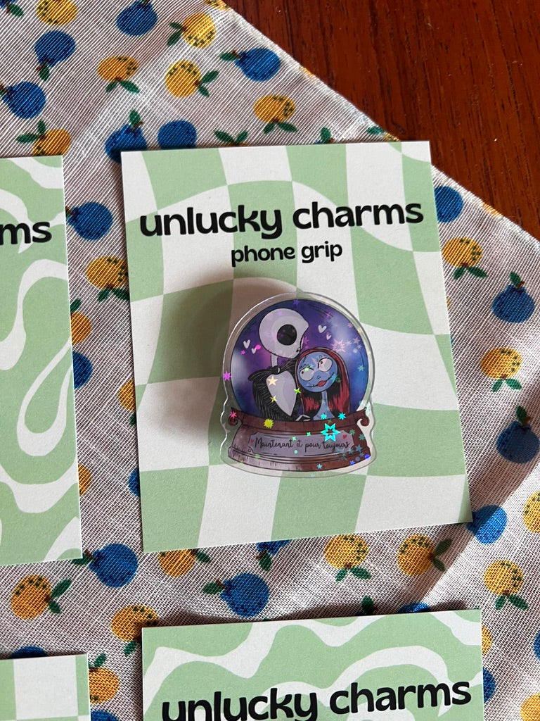 disney character inspired phone grips / phone accessories / mickey, hercules, simba, jack skellington