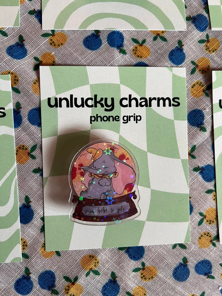 disney character inspired phone grips / phone accessories / mickey, hercules, simba, jack skellington