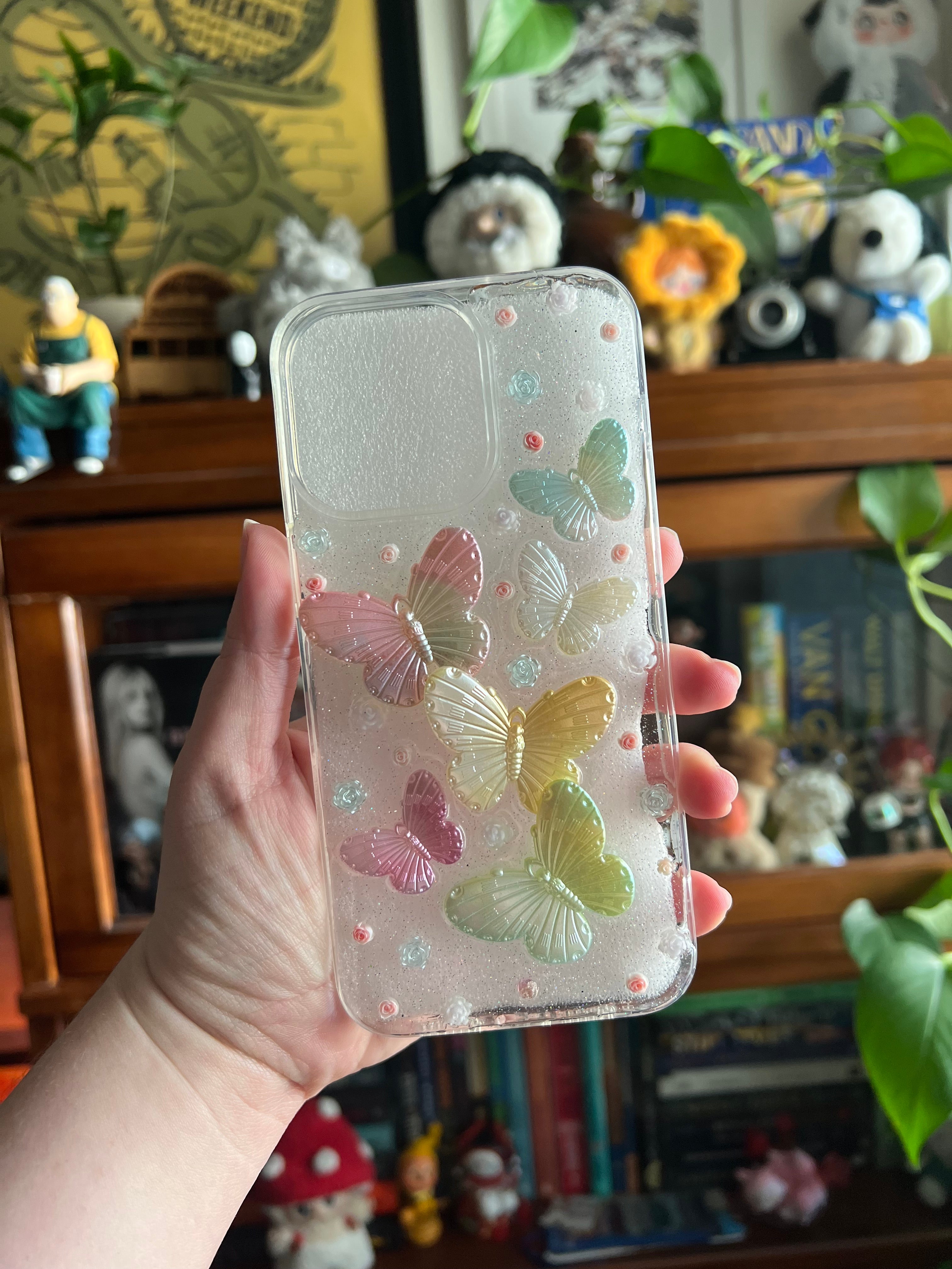 Butterfly Dreams 3D Deco Phone Case - Made to Order