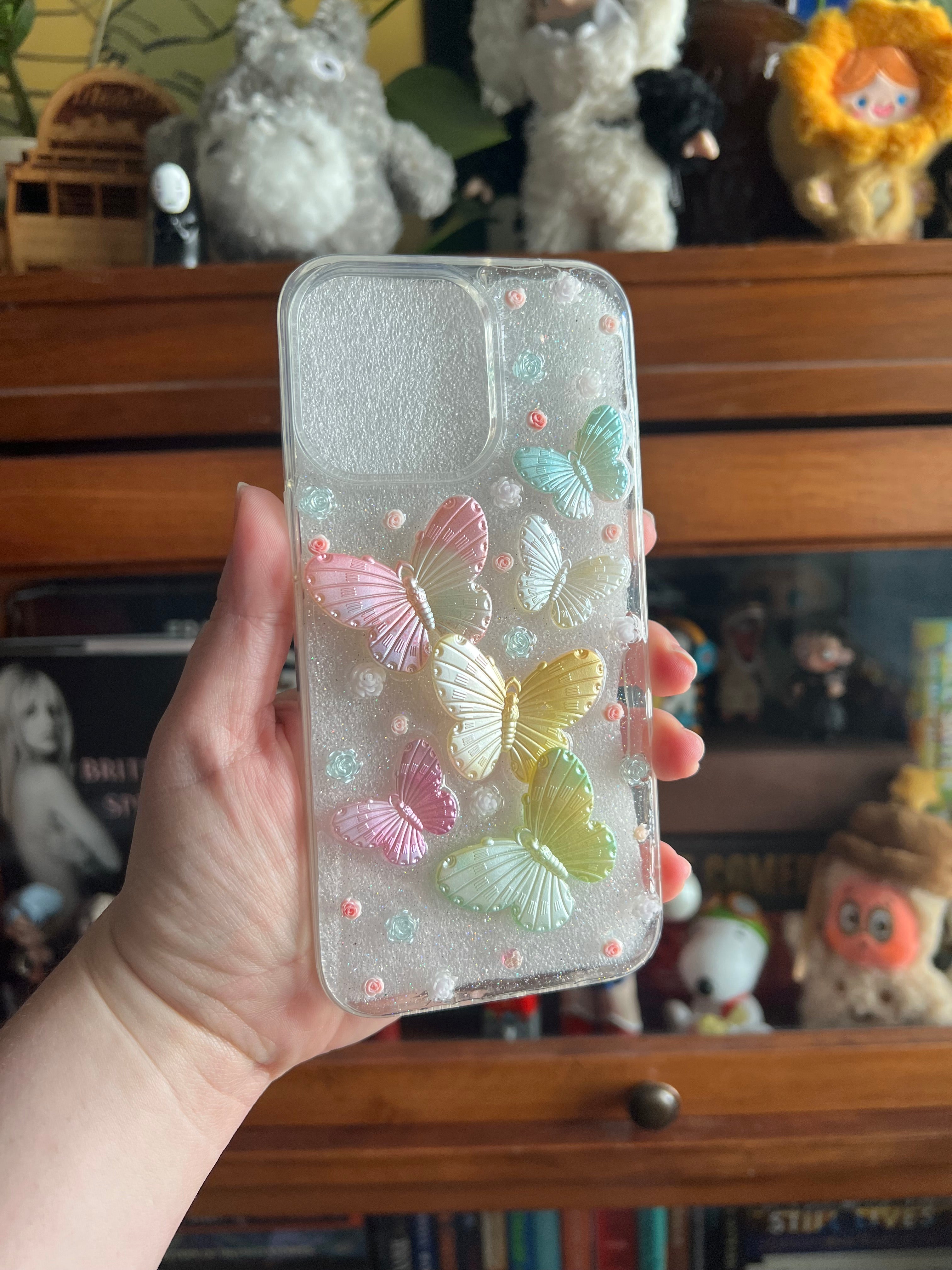 Butterfly Dreams 3D Deco Phone Case - Made to Order