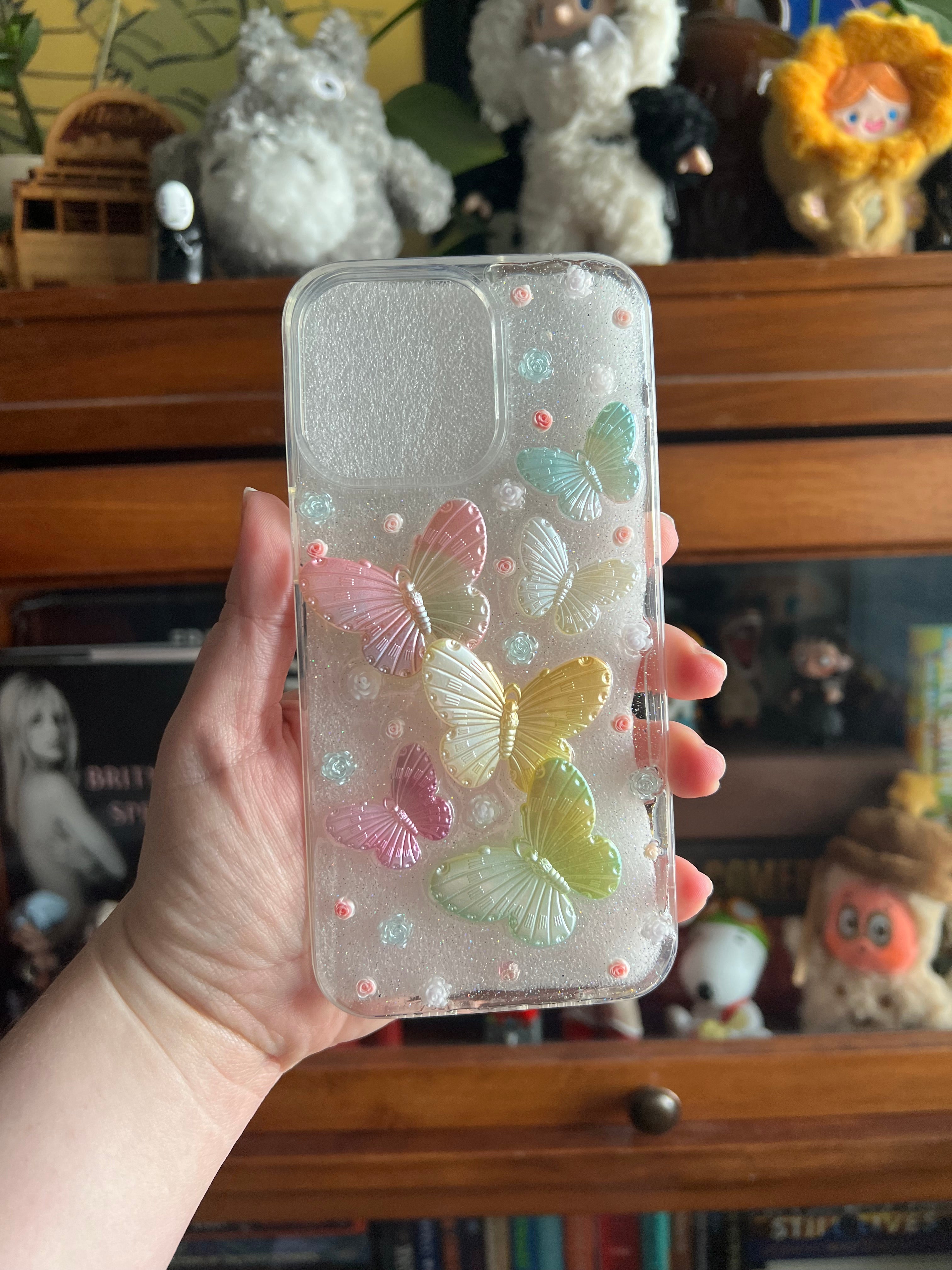 Butterfly Dreams 3D Deco Phone Case - Made to Order