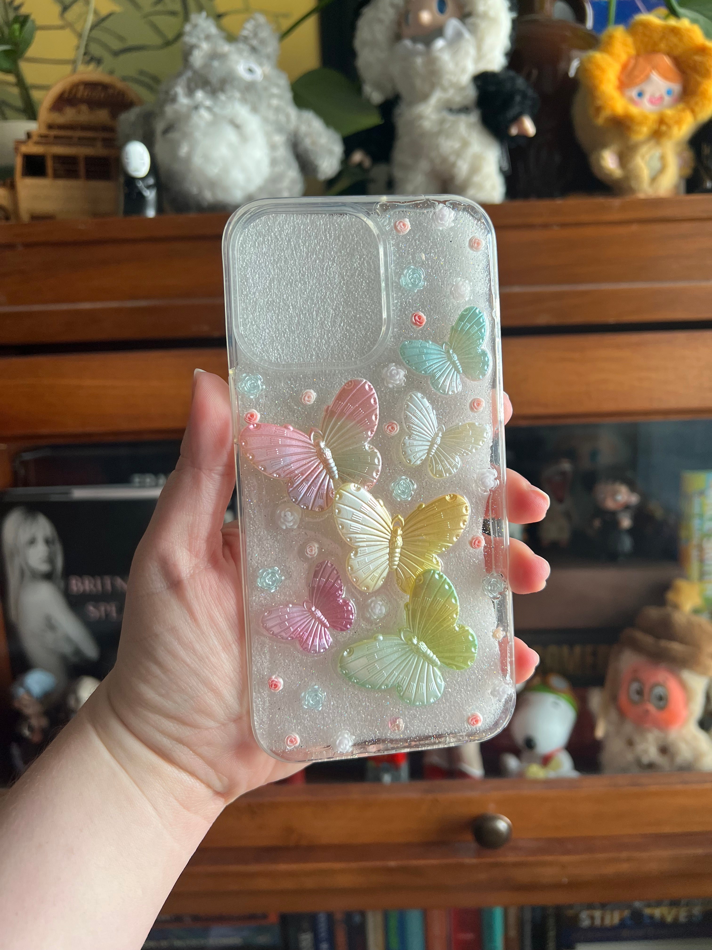 Butterfly Dreams 3D Deco Phone Case - Made to Order