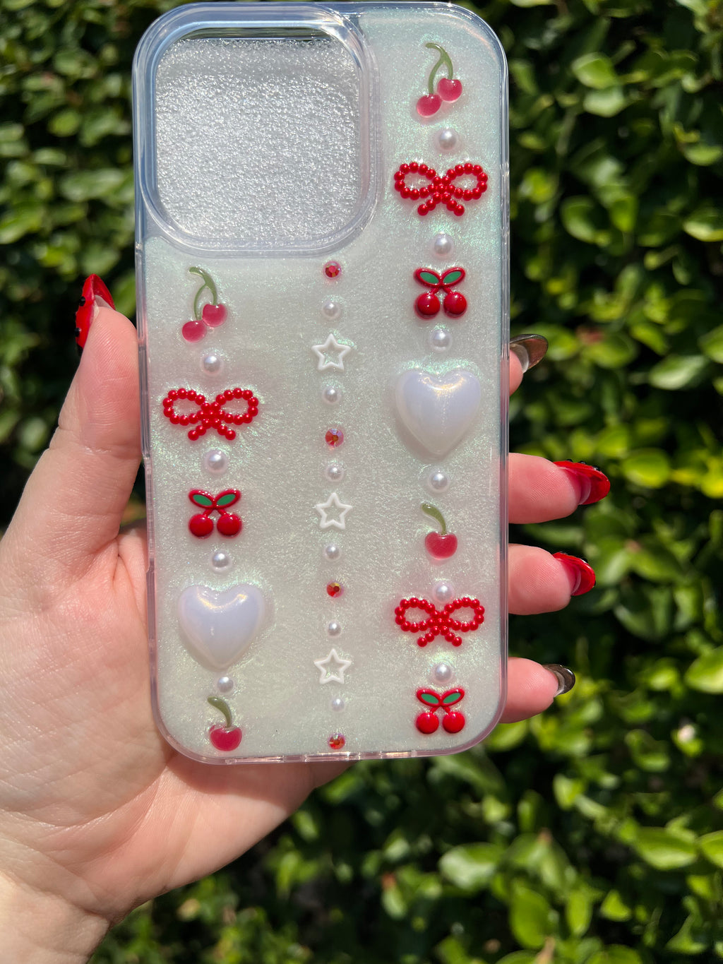 Cherry Pop 3D Deco Phone Case - Made to Order