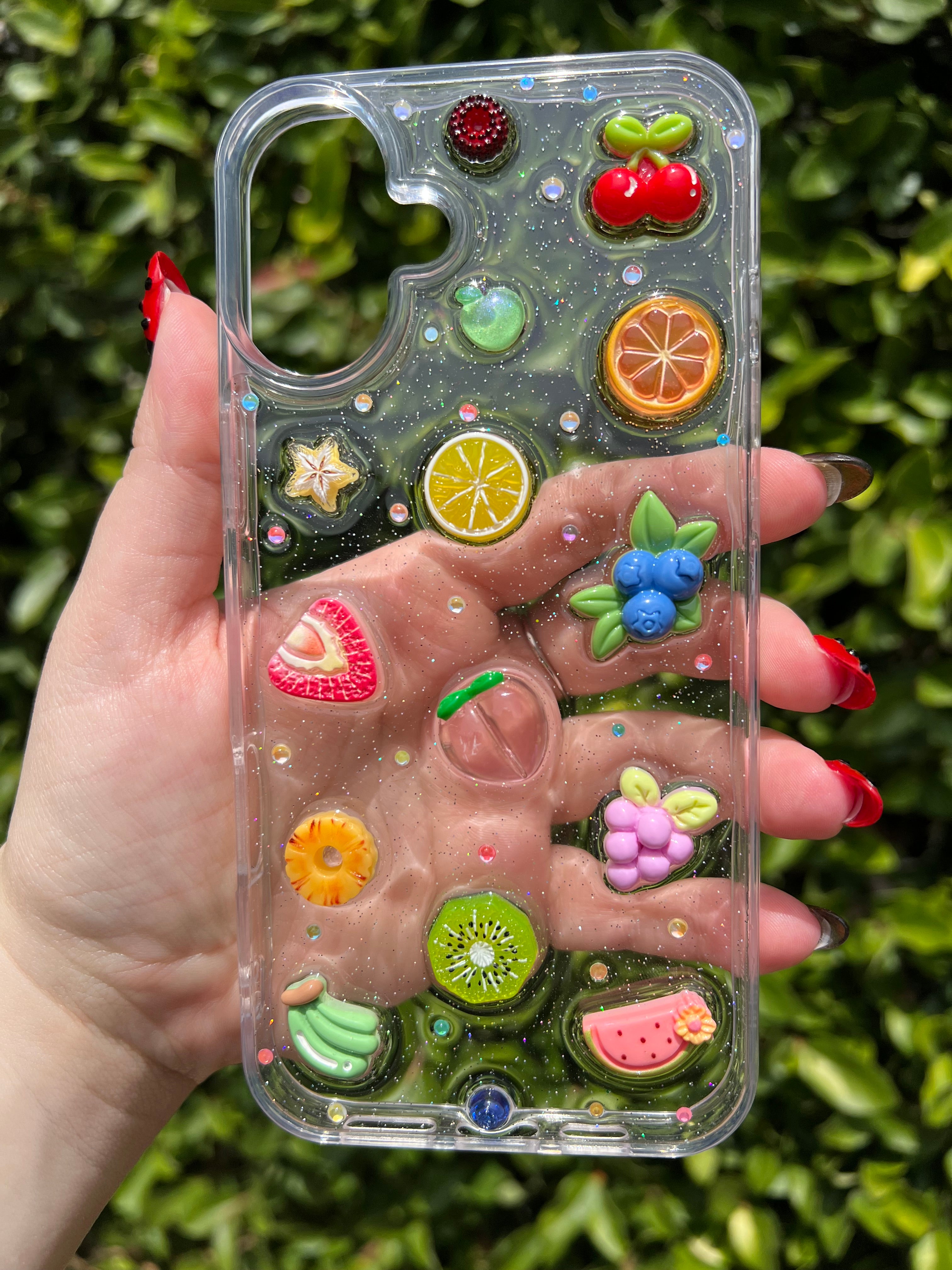 Fruity 3D Deco Phone Case - Made to Order