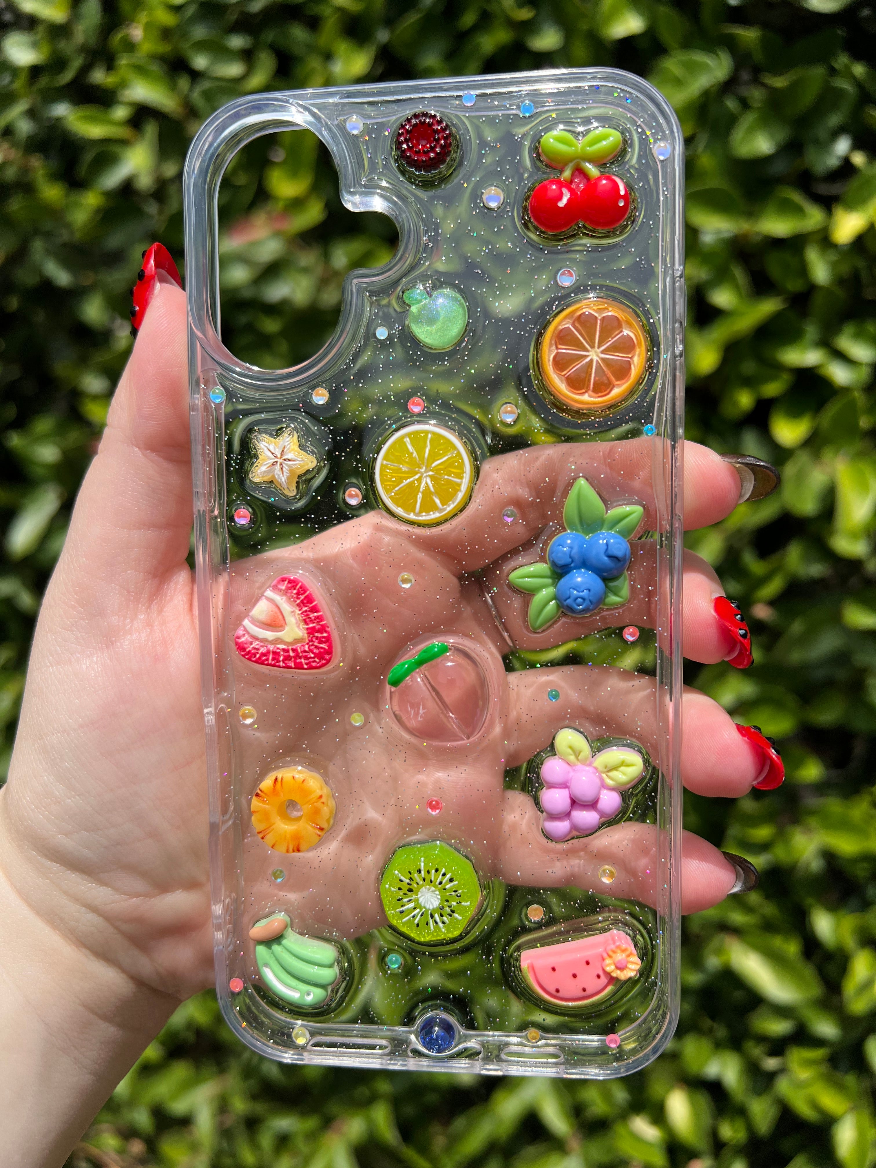 Fruity 3D Deco Phone Case - Made to Order