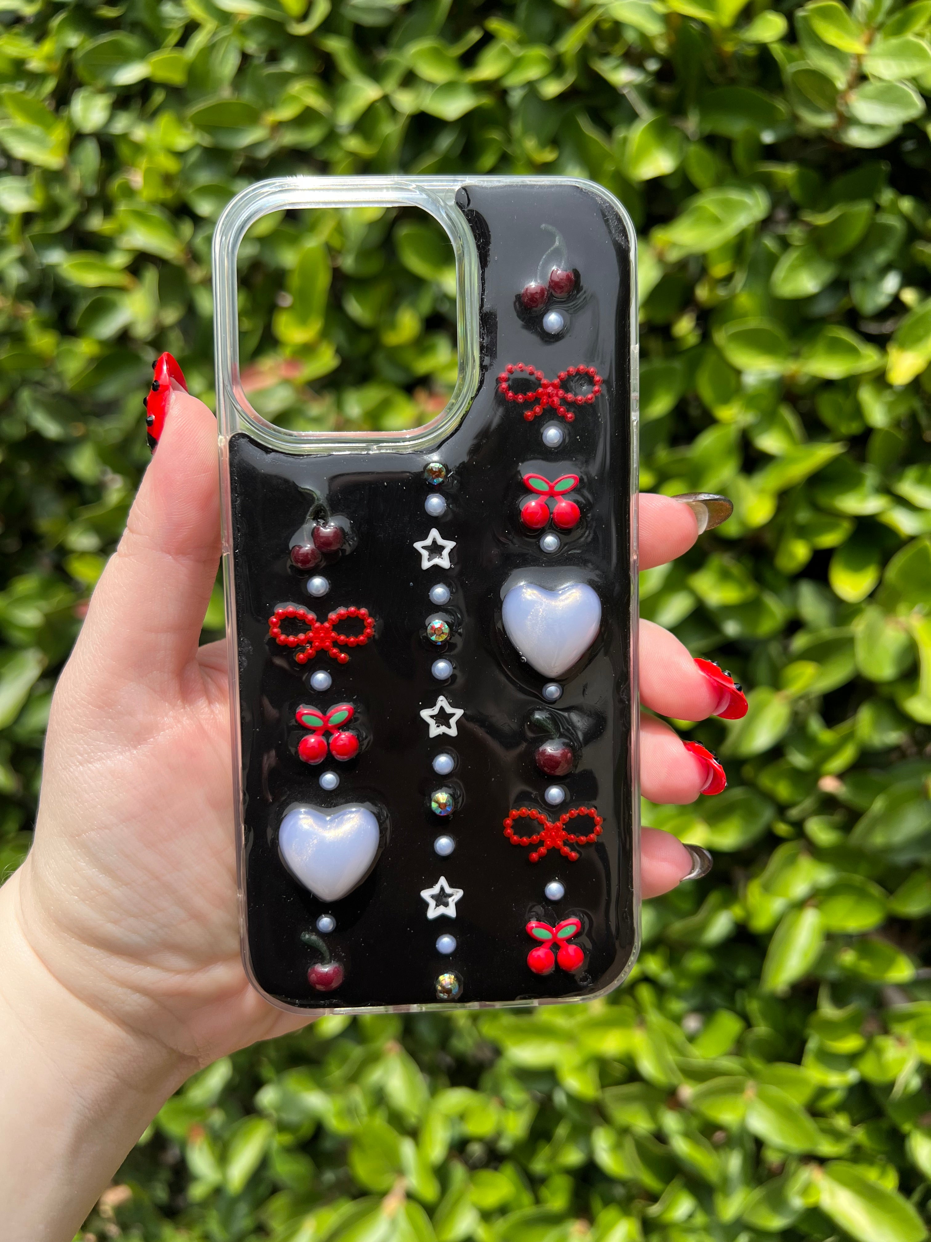 Cherry Pop 3D Deco Phone Case - Made to Order