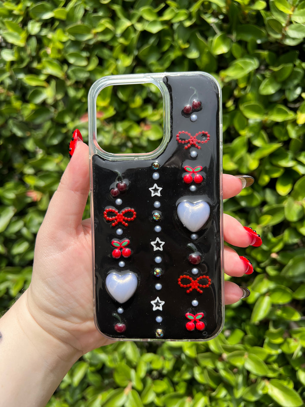Cherry Pop 3D Deco Phone Case - Made to Order