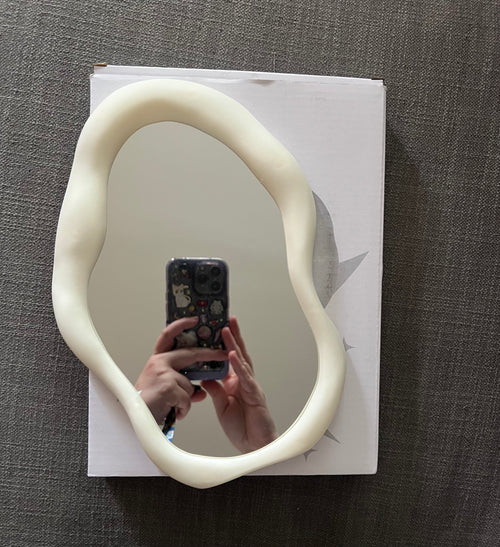 Custom Deco Mirror: Glitter Charms, Kawaii Junk Style