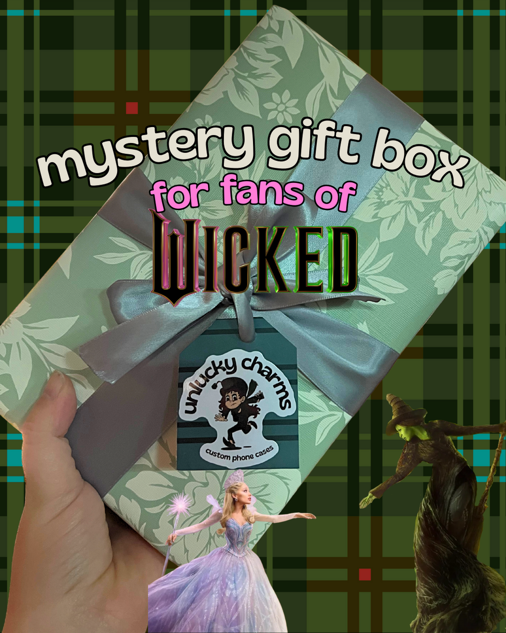 WICKED Lovers Mystery Gift Box • Kawaii Holiday Present • Handmade Frame + Keychain + Magnets & Surprise Goodies