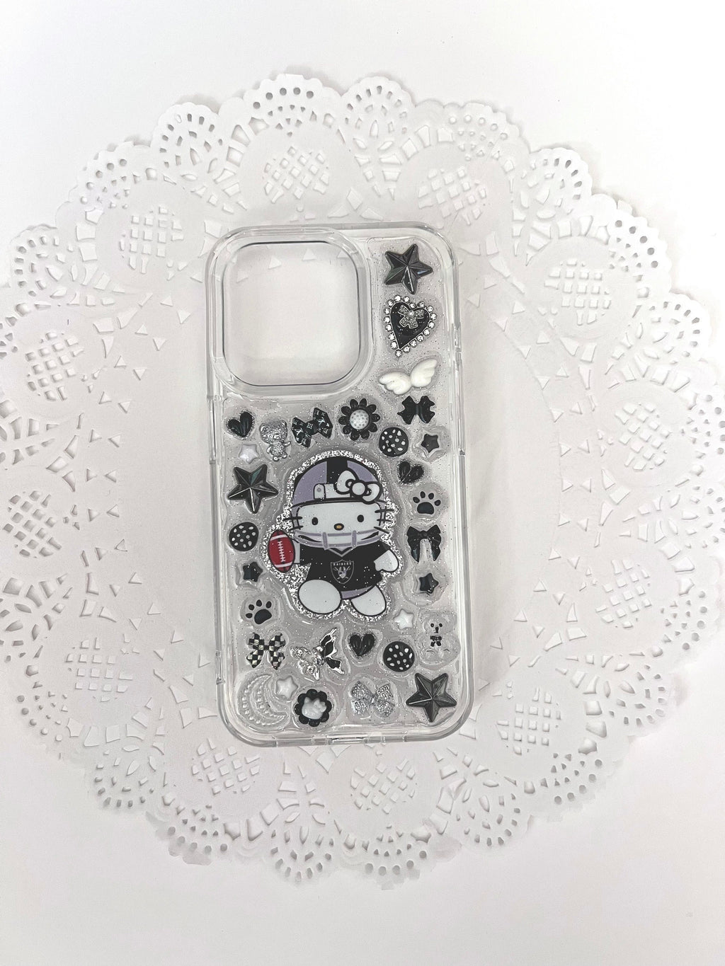 Raiders Hello Kitty iPhone 15 Pro Case