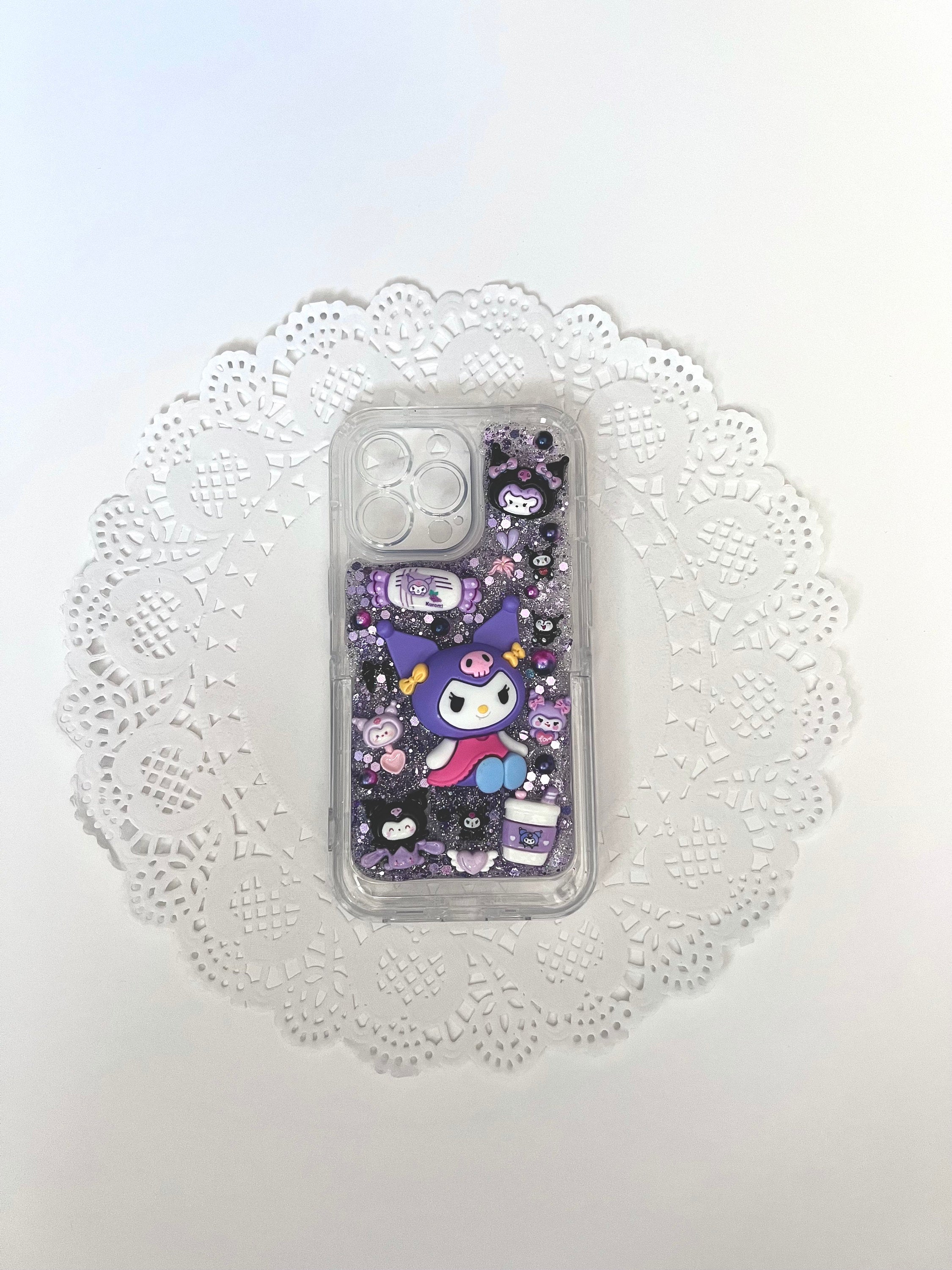 Kuromi iPhone 13 Pro Phone Case With Kickstand