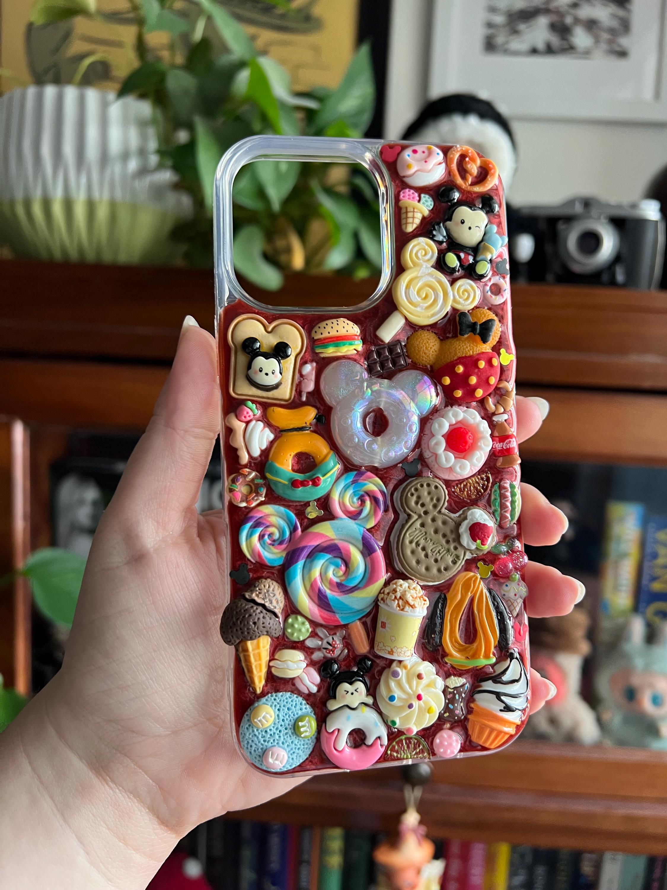 Kawaii Mickey & Disney Parks Snacks Inspired 3D Deco Phone Case