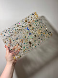 Custom Resin Laptop Case: Glitter Charms, Kawaii Junk Style