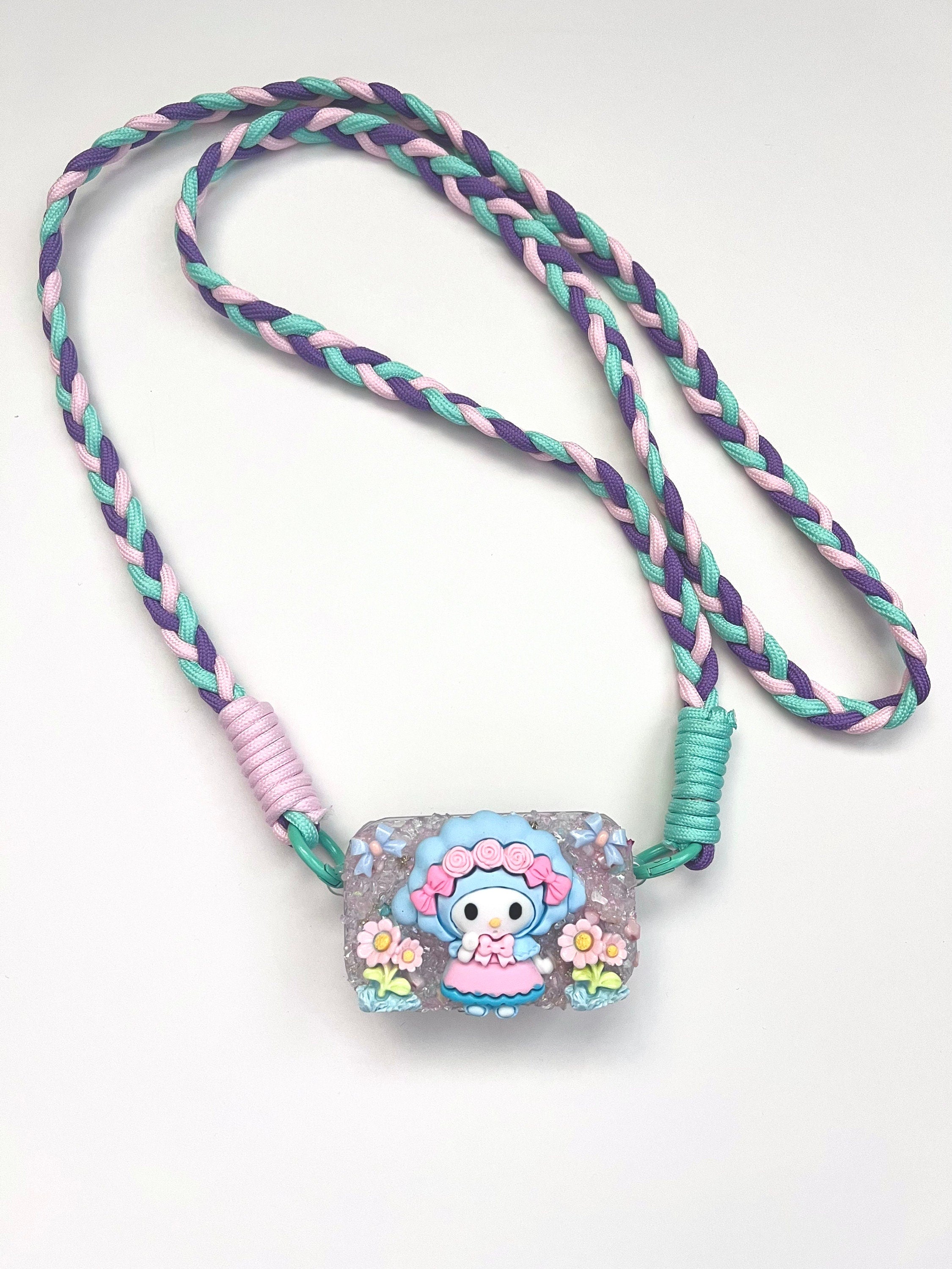 Sanrio My Sweet Piano Phone Clip with Mirror and Cross Body Lanyard