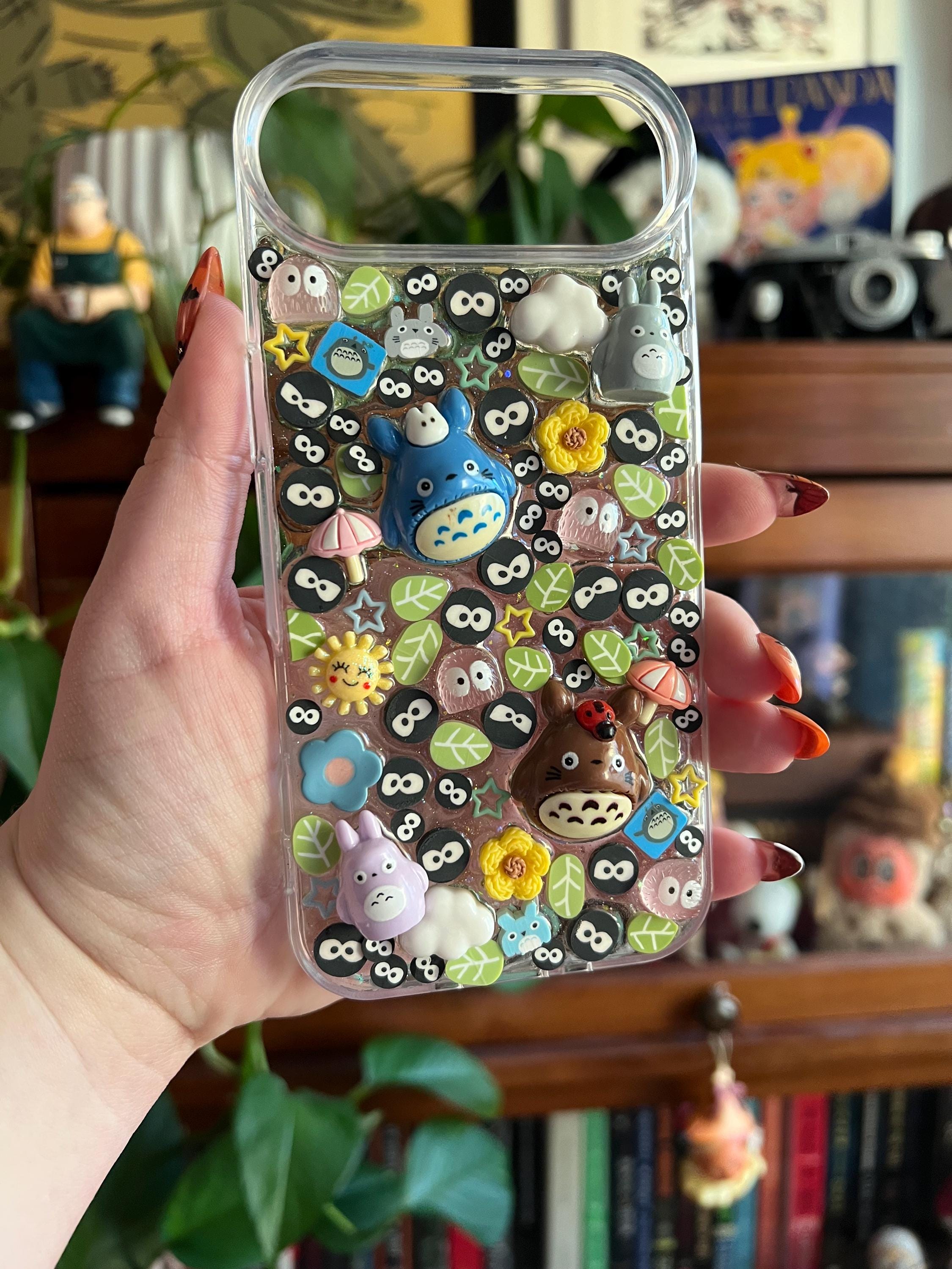 Kawaii Totoro & Studio Ghibli Inspired 3D Deco Phone Case - Made to Order